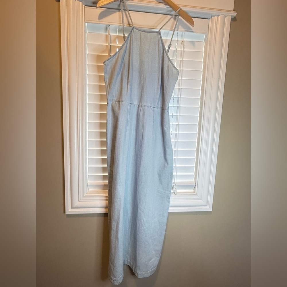 Mango Denim Midi Dress